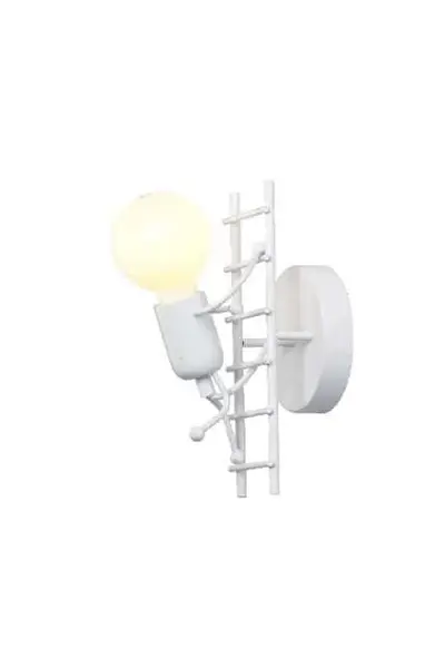 Foto van Wandlamp Poppie Wit