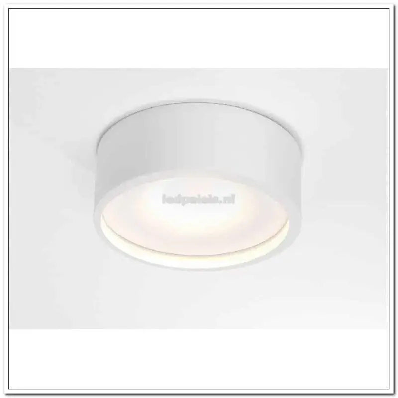 Foto 6 Orlando plafondlamp wit rond  1-lichts LED  PL ORLANDO WI 14 cm