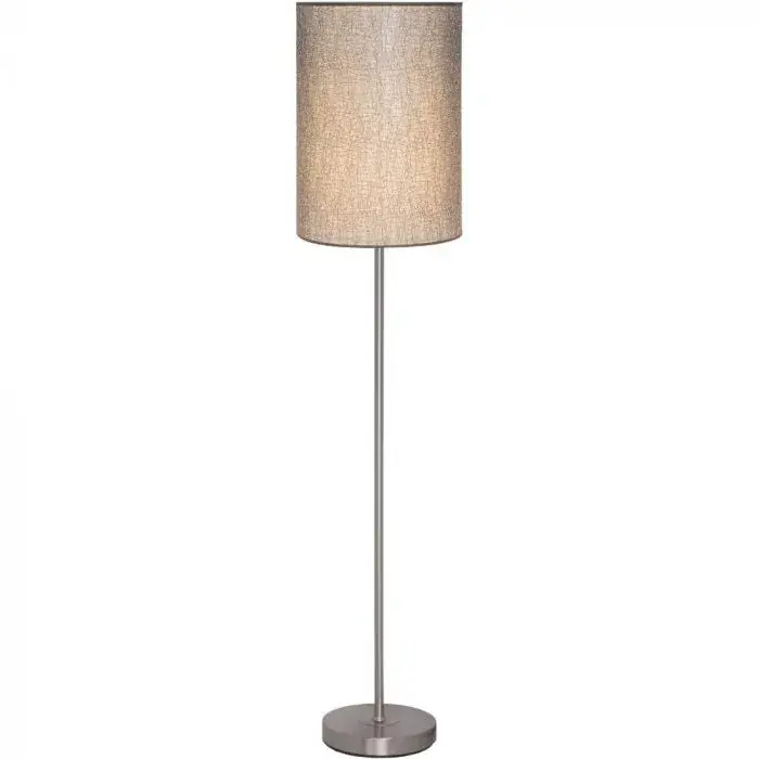 Foto 2 ronde kap hang of staand silver met witte binnenkap 32cm breed k 7337