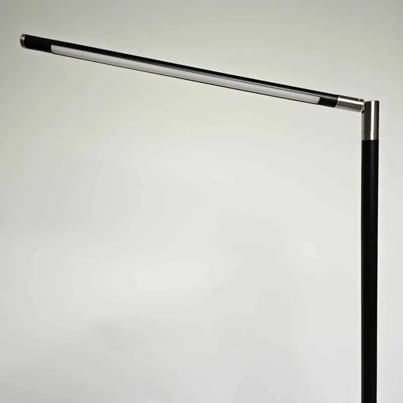 Foto 2 Vloerlamp pijp Ugello zwart met dimmer S 2108 Z