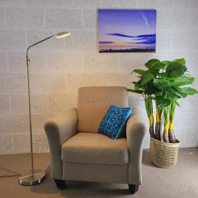 Foto van Leeslamp Astra Sapporo staal LED dimmer 233001