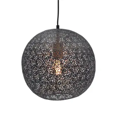 Foto van hanglamp Bol zwart goud Bert ORONERO h 1030 z