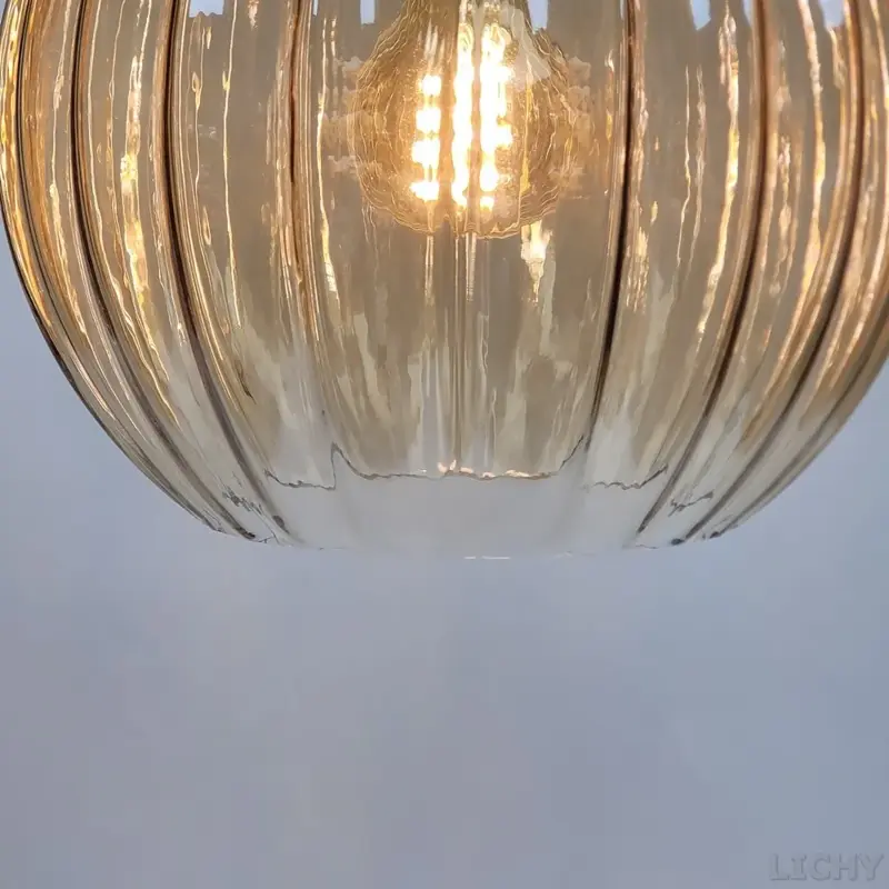 Foto 4 Hanglamp Gloriana Amber 25cm H 9825 A