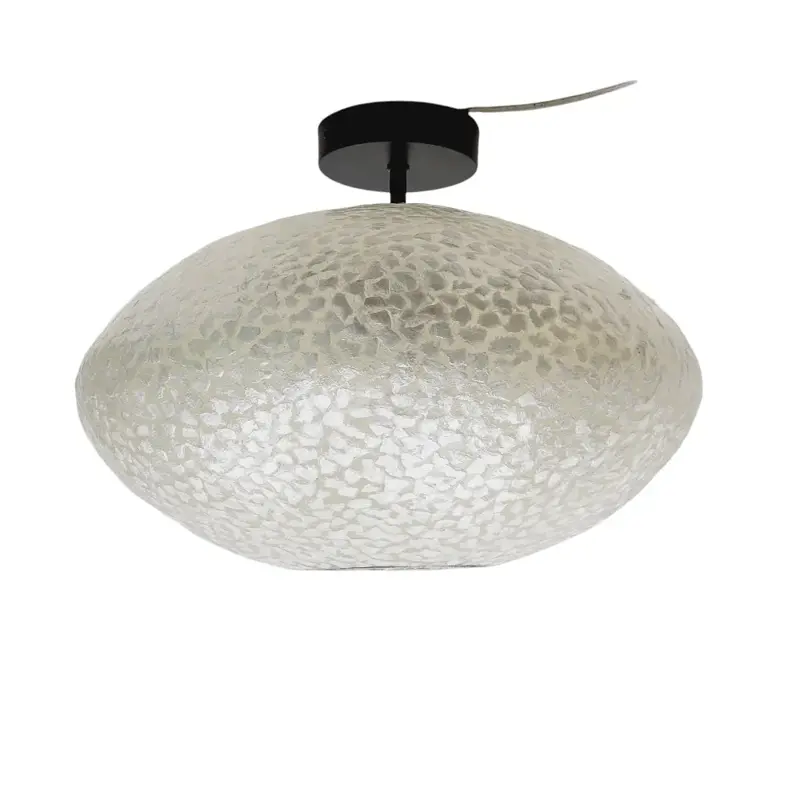 Foto 8 Plafondlamp Schelp wit 40cm