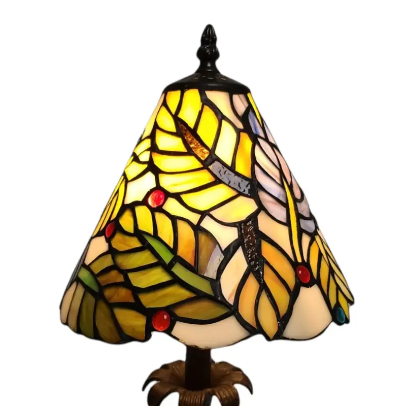 Foto 2 Tiffany candlestick blad kleur 65x20cm