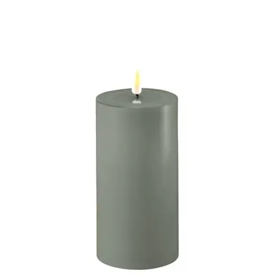 Foto van LED Candle Salvie Green15 cm
