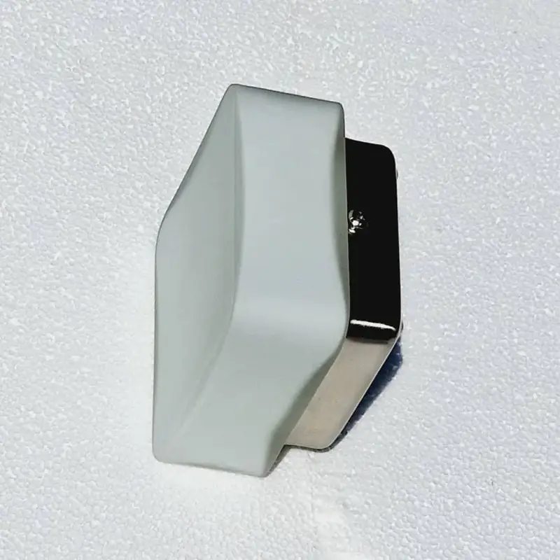 Foto 3 Wandlamp Dubro wit glas 11 x 11cm