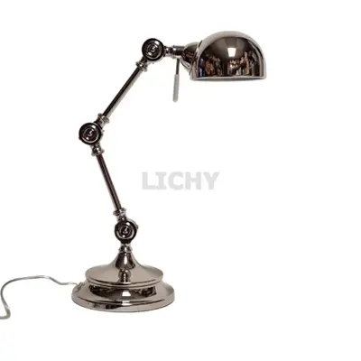 Foto van Retro Tafellamp Chroom 41cm