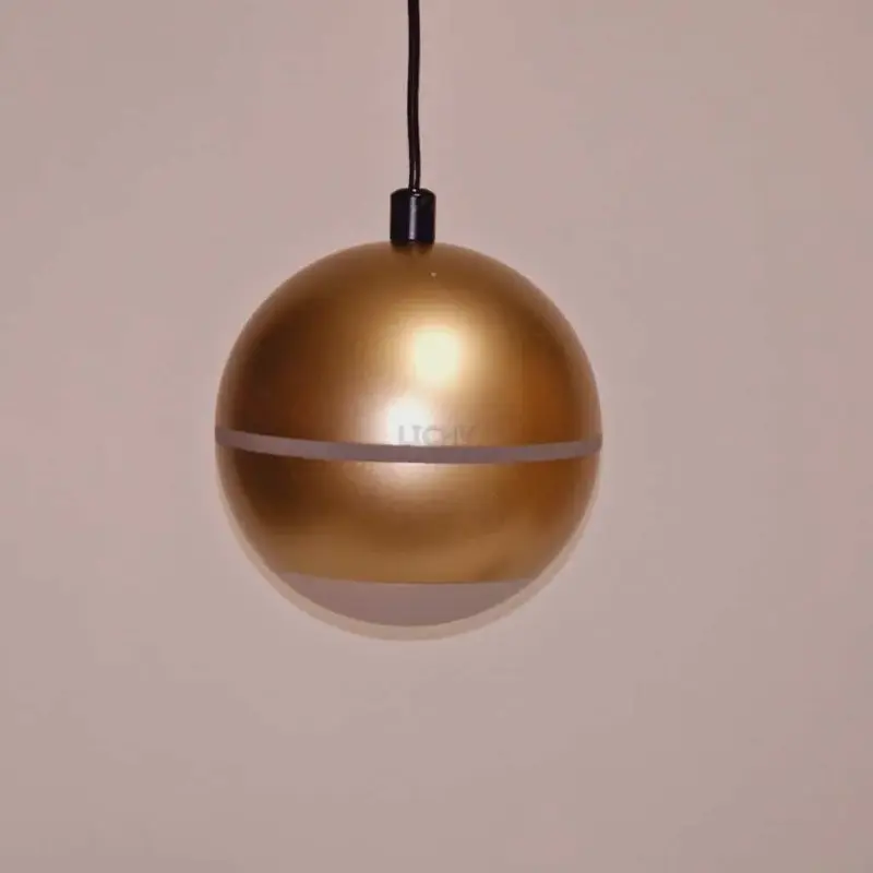 Foto 4 Hanglamp Bilia zwart goud 1 lichts H 4801 GD