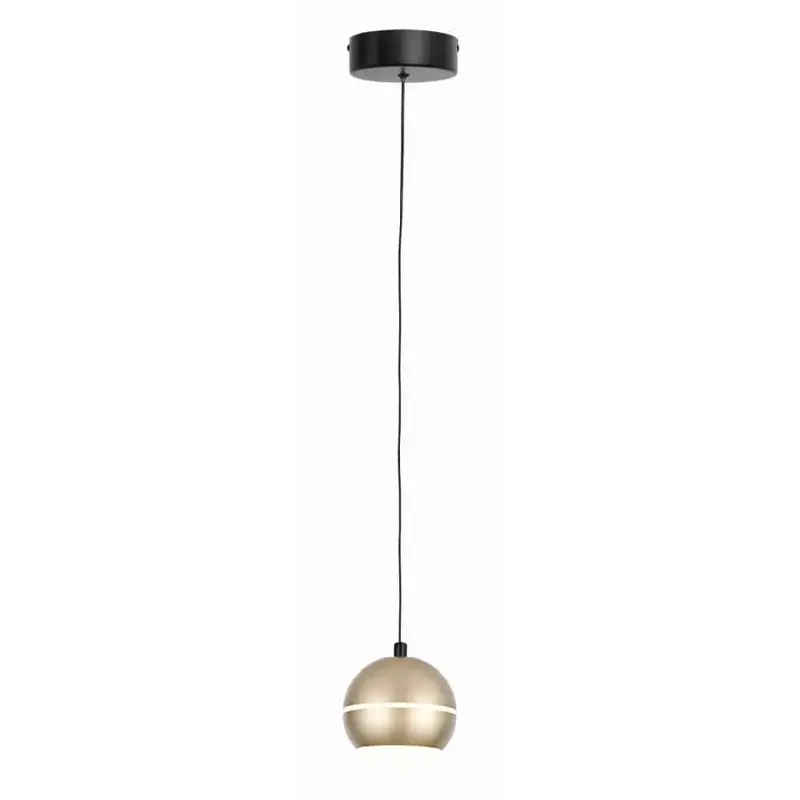 Foto 6 Hanglamp Bilia zwart goud 1 lichts H 4801 GD
