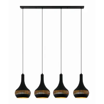 Foto van Hanglamp Canna 4 lichts H 2904 Z