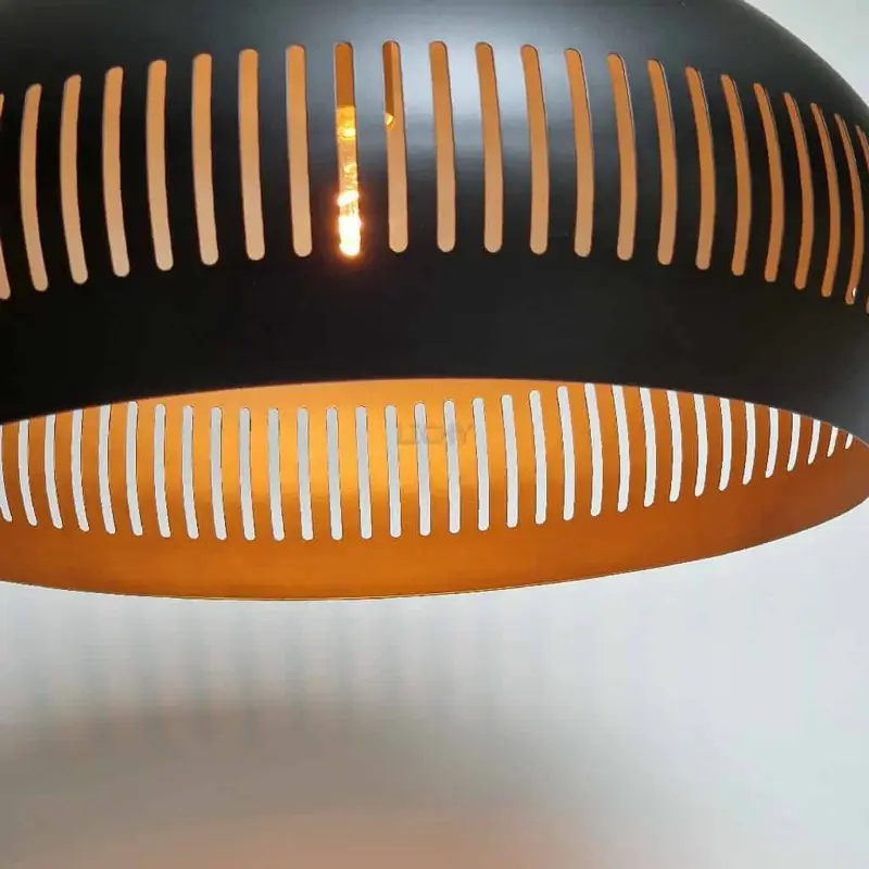 Foto 2 Hanglamp Duomo 50cm zwart goud H 1750 Z