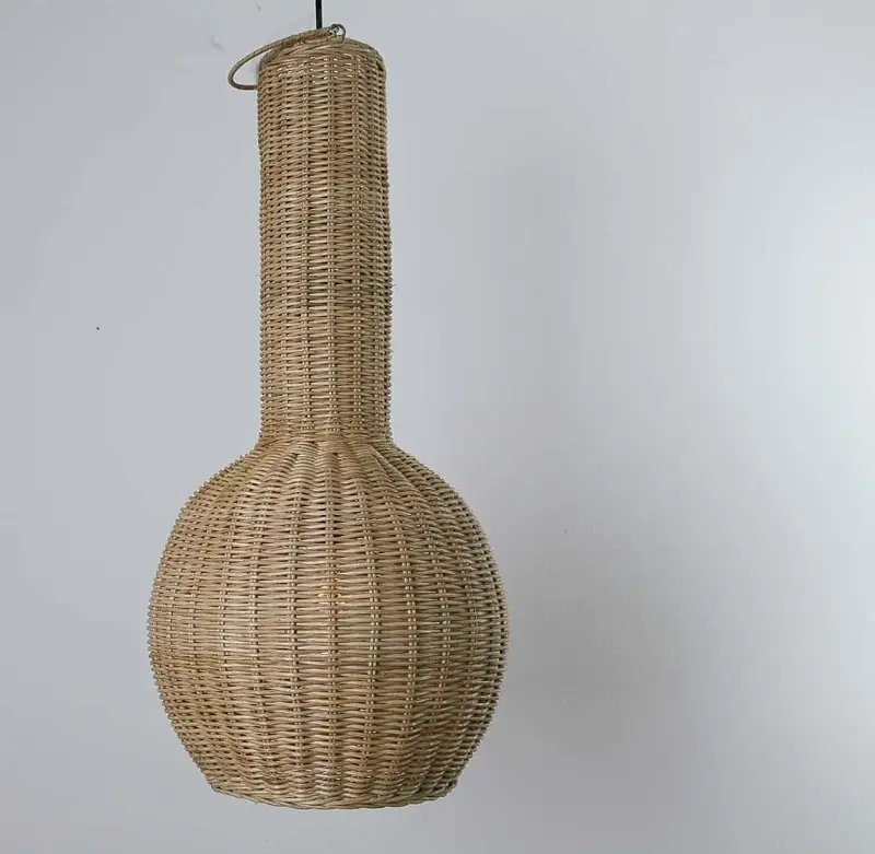 Foto 1 Hanglamp rotan Pompoen 68cm naturel 511004
