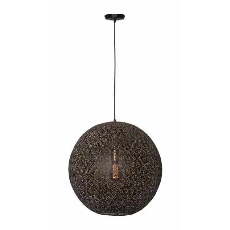 Foto 1 hanglamp Bol zwart goud Bert ORONERO 50cm h 1050 z
