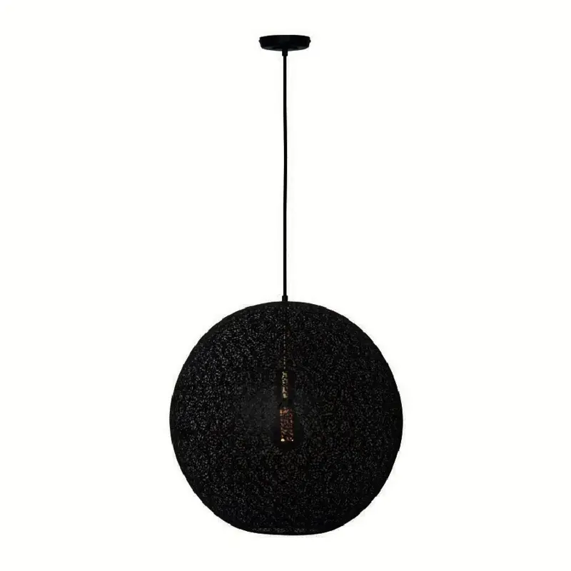 Foto 8 hanglamp Bol zwart goud Bert ORONERO 50cm h 1050 z