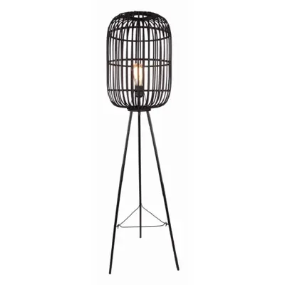 Foto van Vloerlamp Bamboe Treccia tripod S 5401 Z