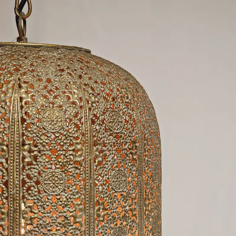 Foto 5 Hanglamp Grasso antiek goud h2020g