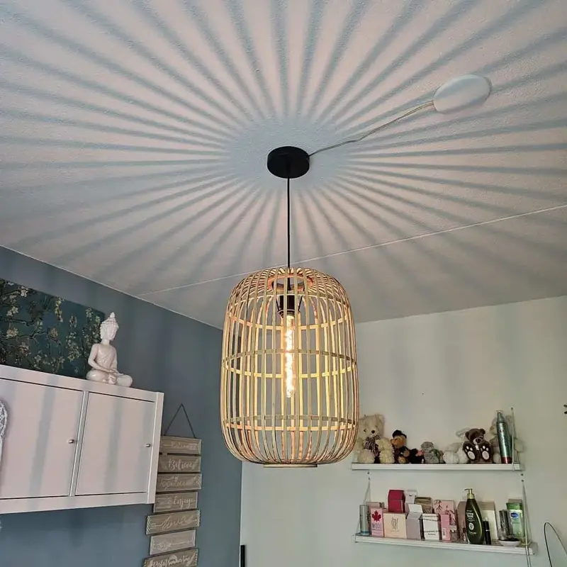 Foto 1 Hanglamp bamboe Treccia 46cm naturel H 5401 H