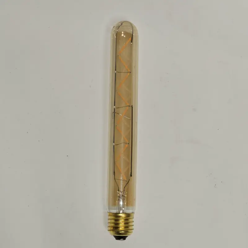 Foto 1 LED Filament Buis T30x225 Gold 4W 2200K CRI>90 320Lm E27 Dimbaar