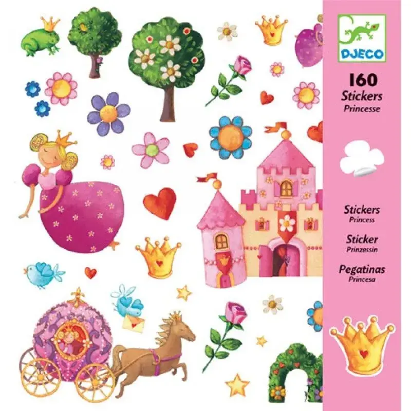 Foto 1 Djeco stickers prinses