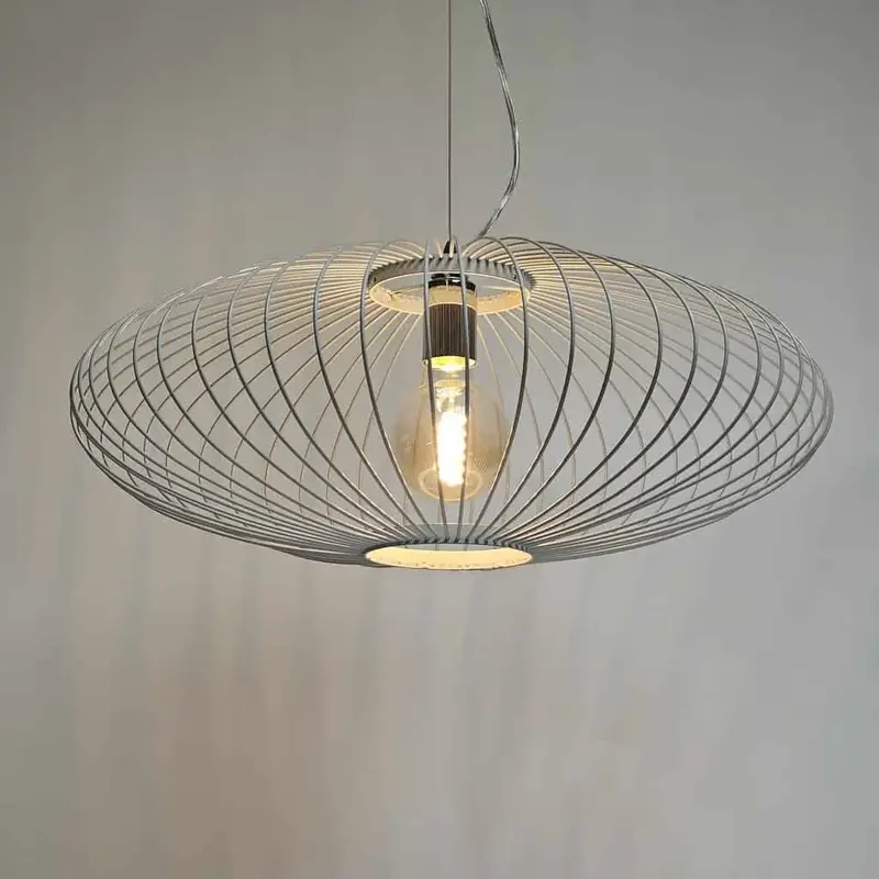 Foto 1 Hanglamp Aglio wit 60cm