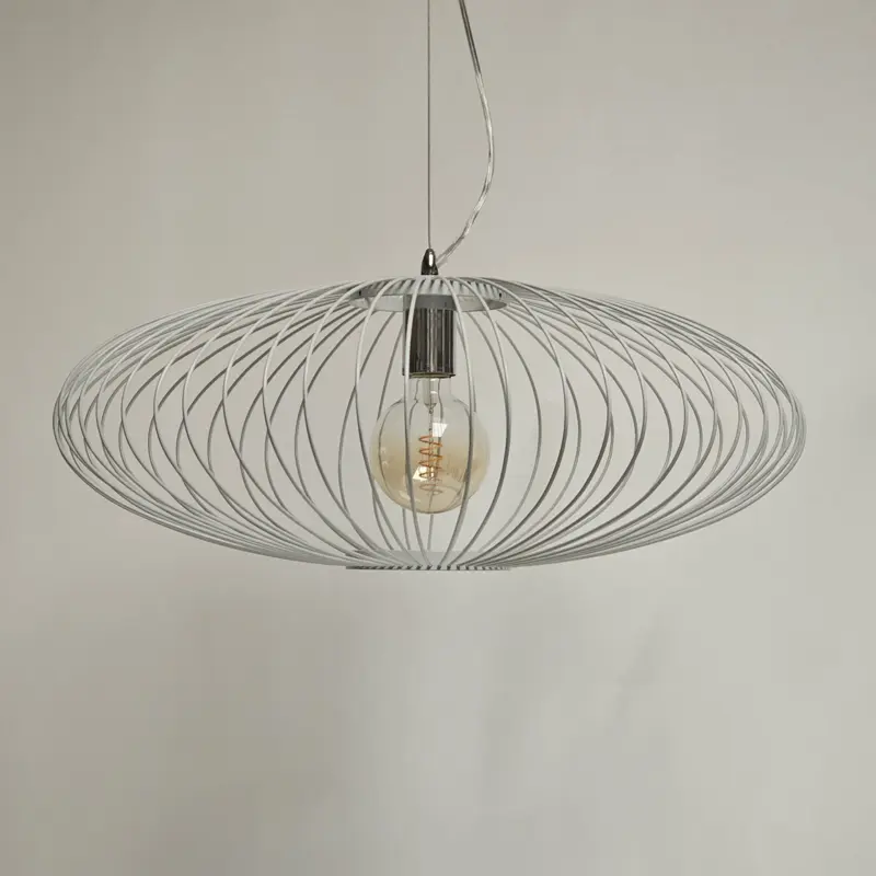 Foto 3 Hanglamp Aglio wit 60cm