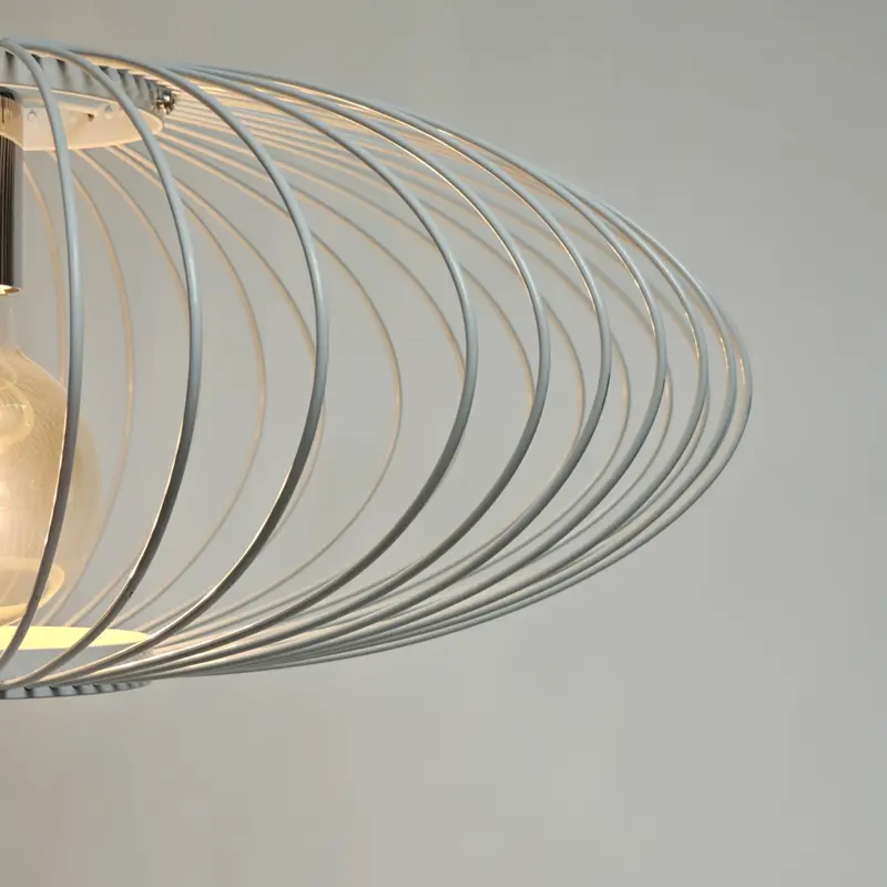 Foto 9 Hanglamp Aglio wit 60cm