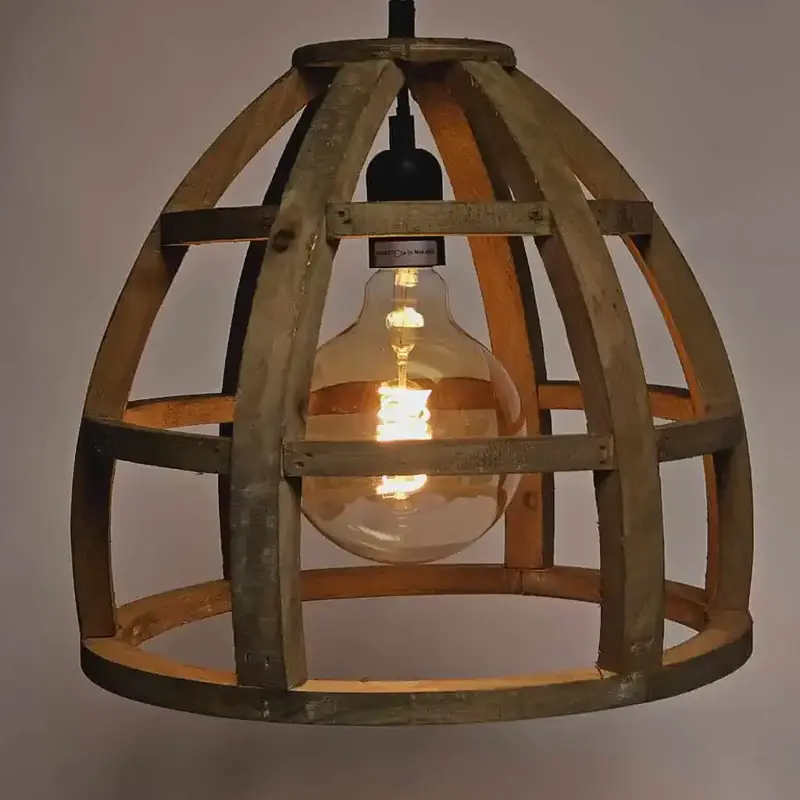 Foto 4 Hanglamp Birdie hout 34 cm H5338