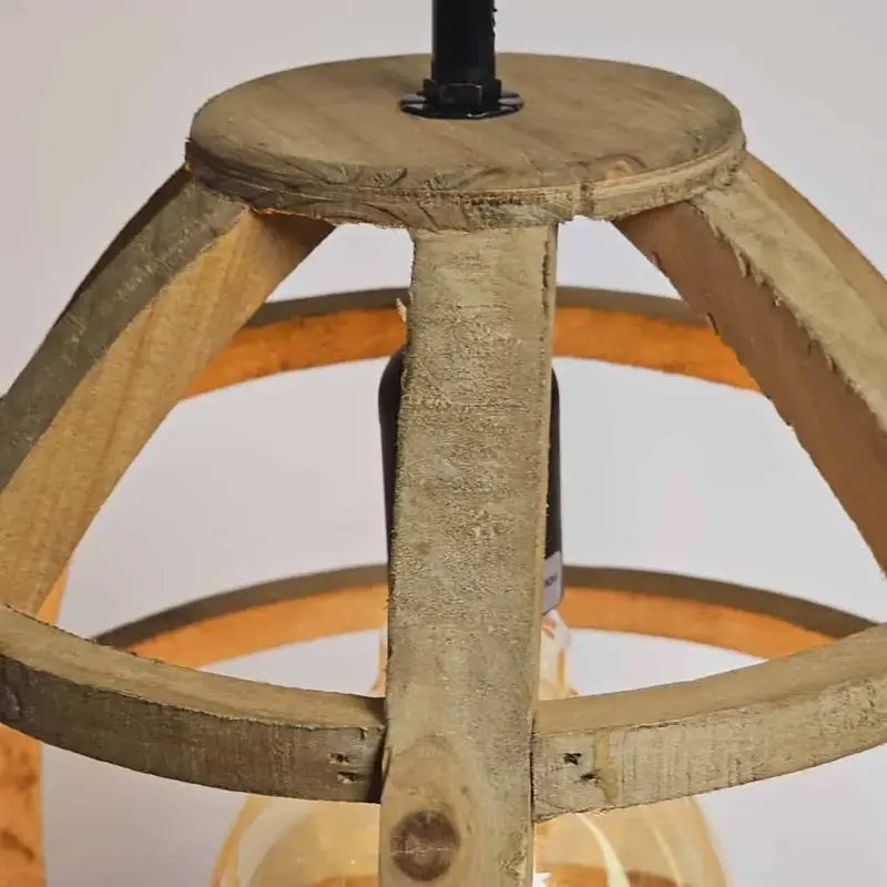 Foto 5 Hanglamp Birdie hout 34 cm H5338