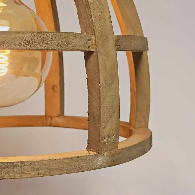 Foto 7 Hanglamp Birdie hout 34 cm H5338