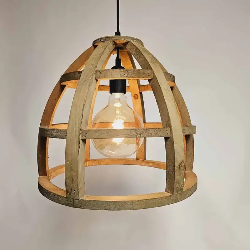 Foto 8 Hanglamp Birdie hout 34 cm H5338