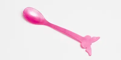 Foto van Figuurlepel Vlinder Pink