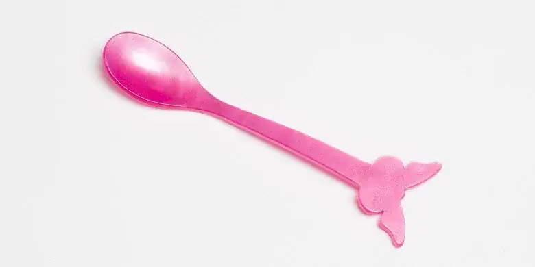 Foto 1 Figuurlepel Vlinder Pink