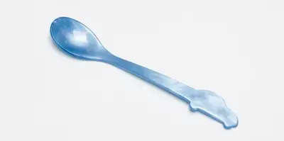 Foto van Figuurlepel Auto Blue