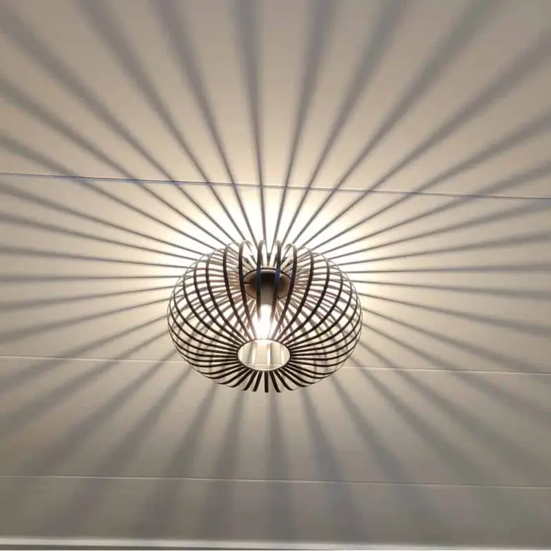 Foto 2 Agli plafondlamp zwart 40cm pl 9004 z