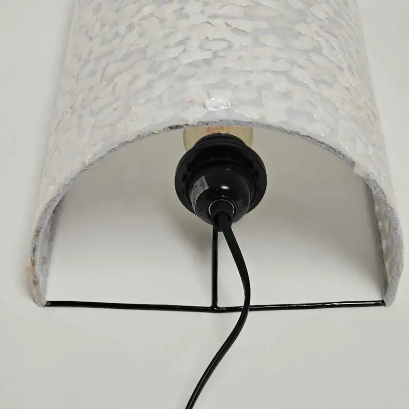Foto 8 Wandlamp apollo schelp wit 24x30