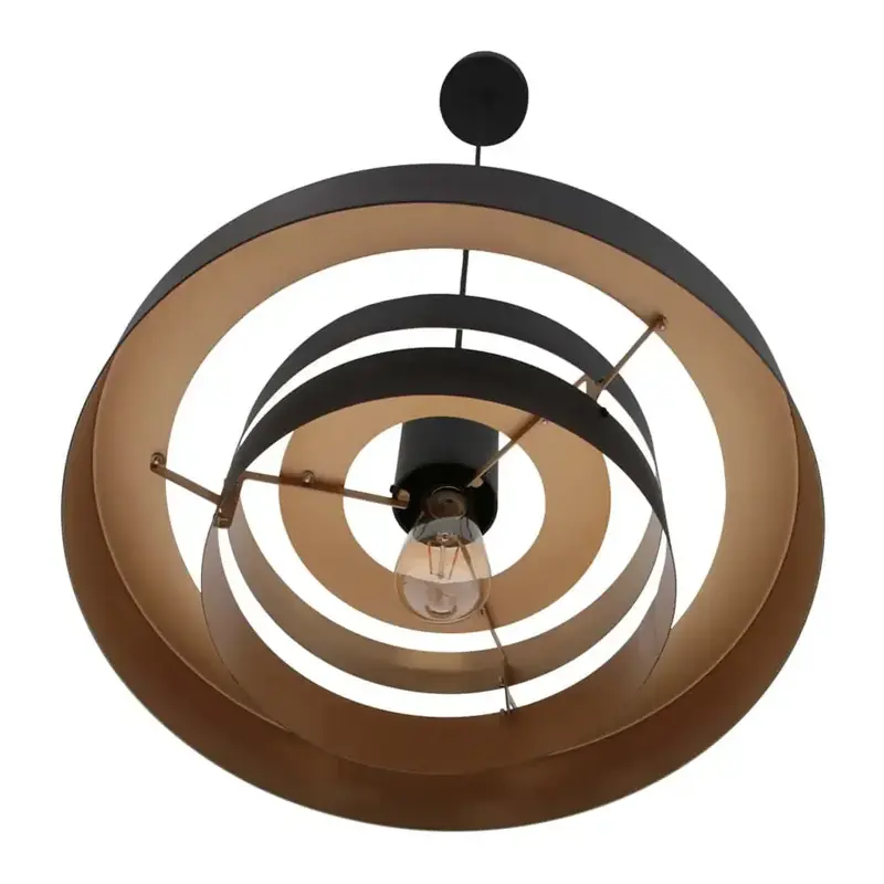 Foto 9 Hanglamp Flinter 3329ZW Zwart Flinter 3329ZW