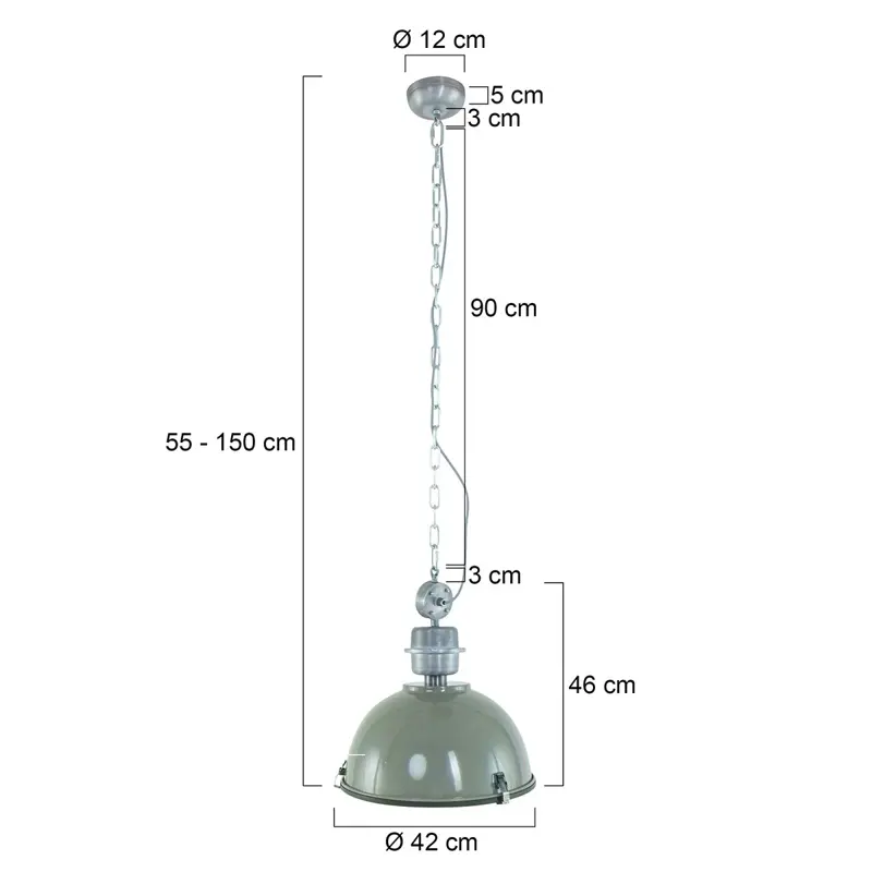 Foto 6 Hanglamp Bikkel 7586G Groen Bikkel 7586G