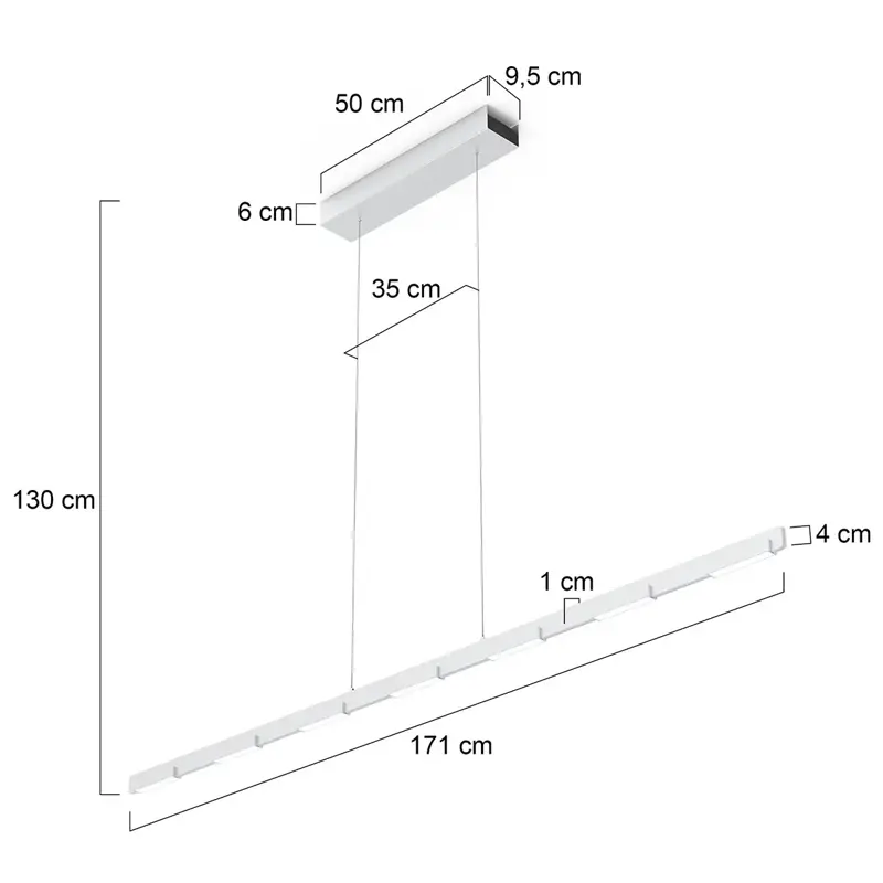 Foto 5 Hanglamp Bloc 3297ST Staal Bloc 3297ST
