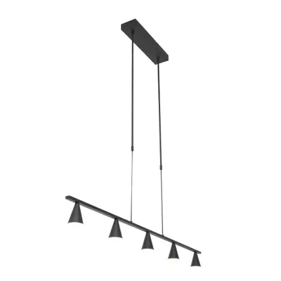 Foto van Hanglamp Vortex 3066ZW Zwart Vortex 3066ZW