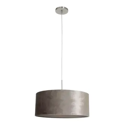 Foto van Hanglamp Sparkled Light 3602ST+K1066GS Staal-Fluweel Zilver Sparkled Light 8149ST