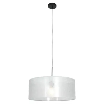 Foto van Hanglamp Sparkled Light 3602ZW+K1066PS Zwart-Sizoflor Zilver Sparkled Light 8153ZW