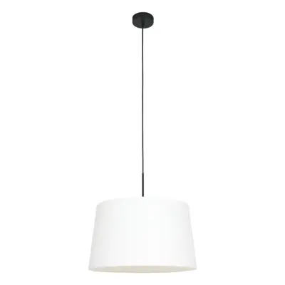 Foto van Hanglamp Sparkled Light 3602ZW+K1001QS Zwart-Wit Linnen Sparkled Light 8190ZW