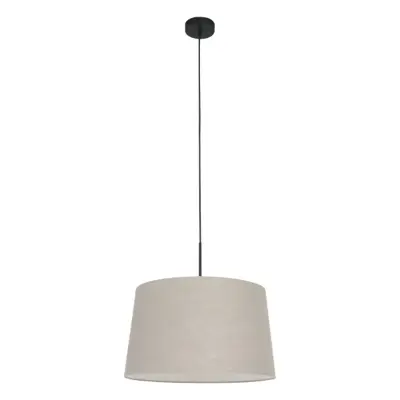 Foto van Hanglamp Sparkled Light 3602ZW+K1001RS Zwart-Grijs Linnen Sparkled Light 8191ZW