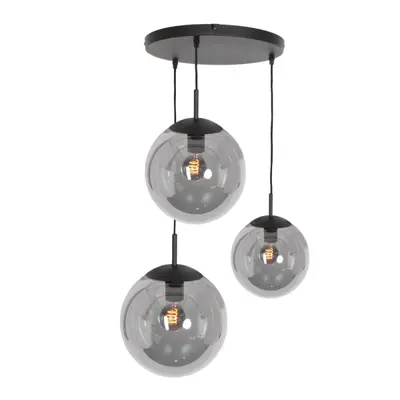 Foto van Hanglamp Bollique 3123ZW Zwart Bollique 3123ZW