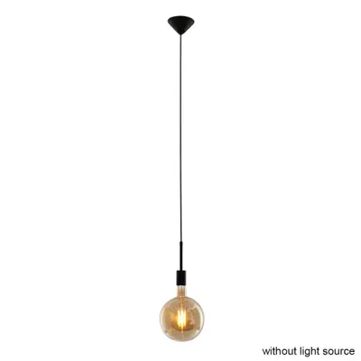 Foto van Hanglamp Minimalics 2701ZW Zwart Minimalics 2701ZW