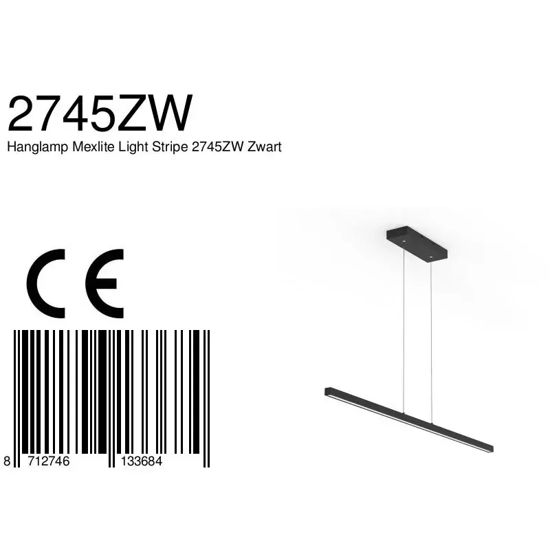 Foto 8 Hanglamp Danske 2745ZW Zwart Danske 2745ZW