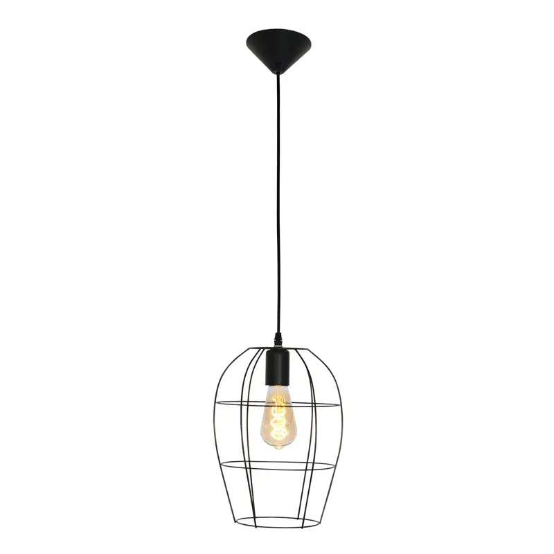 Foto 1 Hanglamp Mexlite Minimalics 2705ZW Zwart Minimalics 2705ZW