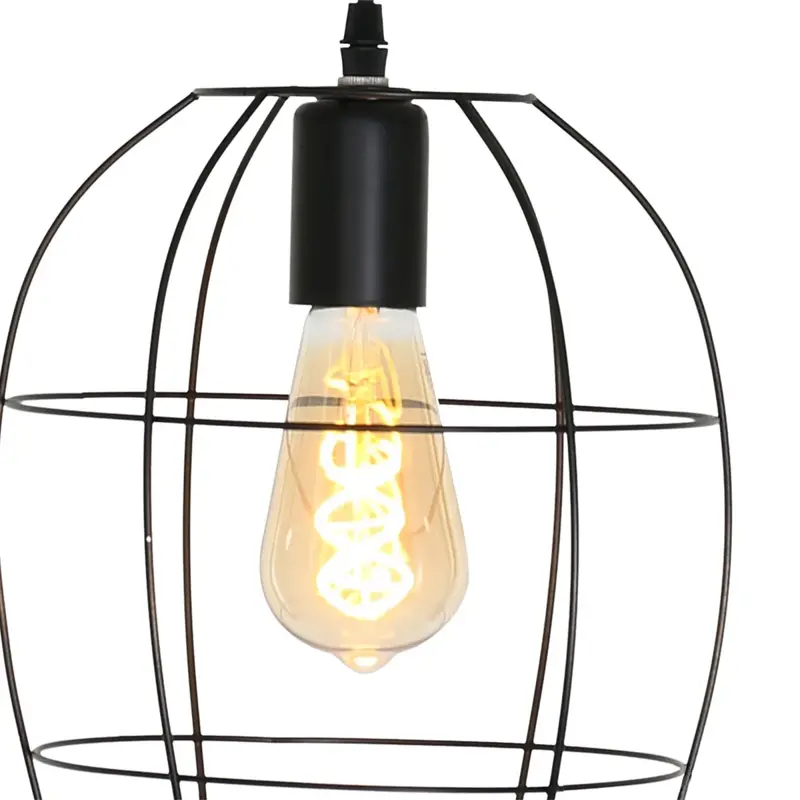 Foto 4 Hanglamp Mexlite Minimalics 2705ZW Zwart Minimalics 2705ZW