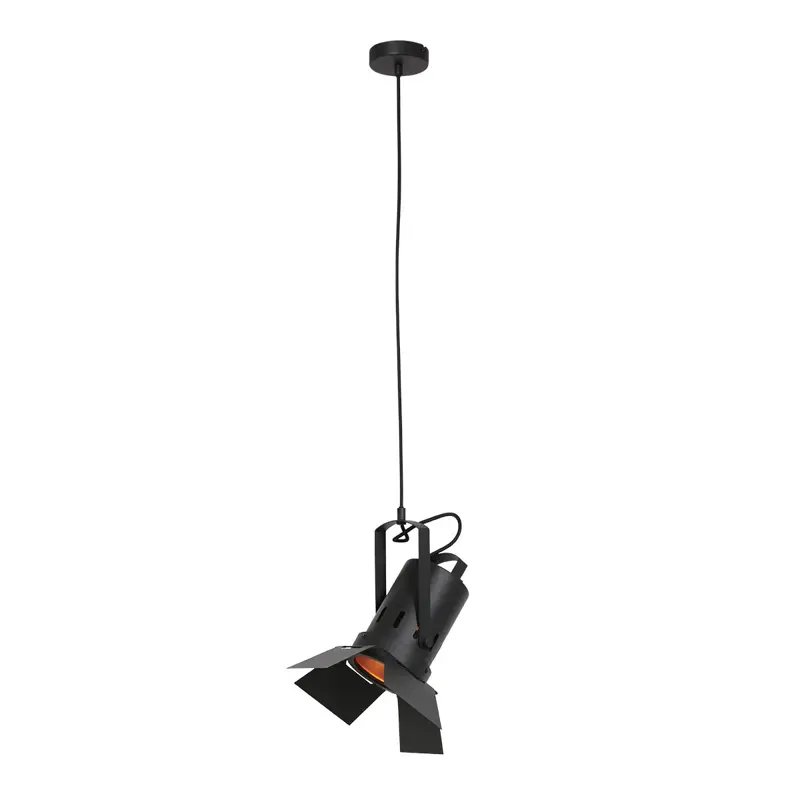 Foto 1 Hanglamp Carré 3379ZW Zwart Carree 3379ZW